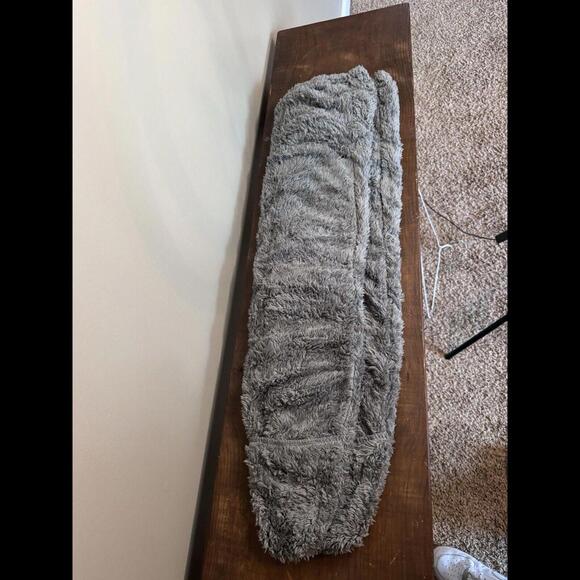 High Fuzzy Socks Over Knee Winter Leg Warmers Plush Slipper Sleeping Cozy Socks - Picture 5 of 6